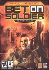 BET ON SOLDIER Blood Sport Shooter PC Game Rare US Version NEW in BOX picture