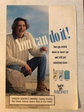 1994 Merit Cigarettes Vintage Print Ad pa51 picture