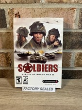 Soldiers: Heroes of World War II (PC, 2004) Brand New Factory Sealed picture