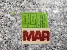 CALIFORNIA LICENSE PLATE RED MONTH STICKER - AUTHENTIC, NOS, UN-USED picture