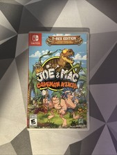 New Joe and Mac: Caveman Edition - T-Rex Edition - Switch CIB Keychain, Stickers picture