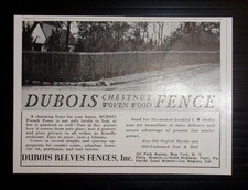 1939 Dubois Reeves Fences Inc. Advertisement New York, NY picture
