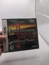 James Patterson Women's Murder Club Games of Passion Nintendo DS Brand New picture