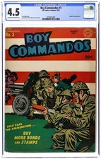 Boy Commandos #3 CGC 4.5 1943 4710031002 picture
