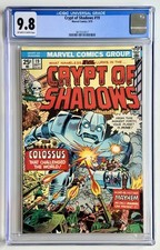CRYPT OF SHADOWS 19 ◉ CGC 9.8 * MONSTER HORROR 1975 * 1 OF 4  👀 picture
