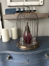 10-Pc Mid-Century British Silver-Plated Birdcage Cocktail Set w/ Decanter picture