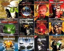 Command and Conquer Red Alert 1 2 + Yuri's Revenge + Generals + Zero Hour PC DVD picture