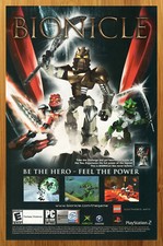 2003 Bionicle PS2 Xbox Gamecube Vintage Print Ad/Poster LEGO Official Promo Art picture