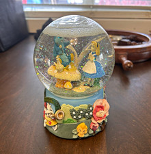 Vintage Enesco Disney Alice in Wonderland Musical Snow Globe 