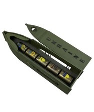 Ukraine Bullet Gift Set 5 Shot Glasses Trident wooden Box 39x9cm Souvenir picture