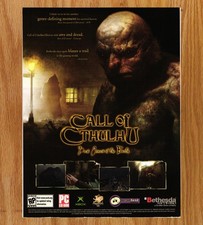 Call of Cthulhu Dark Corners Bethesda Xbox - Video Game Print Ads Poster 2004 picture