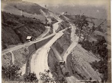 c.1870s/80s INDIA BOURNE & SHEPHERD - REVERSING STATION BELOW TEENDARIA picture