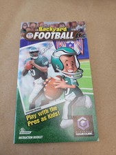Backyard Football Nintendo Gamecube Instruction Manual Booklet ONLY picture