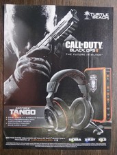 2012 Turtle Beach Call of Duty Black Ops 2 Headset Print Ad Video Game Promo Art picture