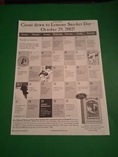 Lemony Snicket Day Count Down Carnivorous Carnival Print Ad 2002 8X11 picture