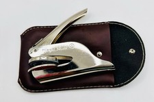 Vintage Royal Mark Ideal Model M Pocket Book Embosser Seal Stamp Library Pouch picture