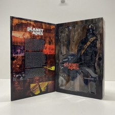 Sideshow Planet of the Apes Gorilla Soldier 12 Inch Figure 2004 MIB New picture