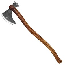 Outdoor Camping Handmade Functional Viking Norse Double Sided Bitted Bearded Axe picture
