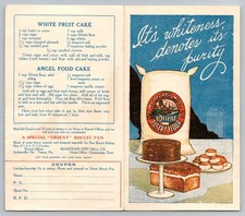 c1930s Mountain City Mill Co Orient Pastry Flour Flyer Recipes picture