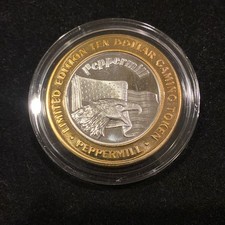 2002 Peppermill Casino Eagle/Flag Silver Strike Reno NV picture