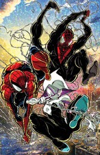 SPIDER-GWEN: SMASH #1 (KAARE ANDREWS EXCLUSIVE VIRGIN VARIANT)(2023) ~ Marvel picture