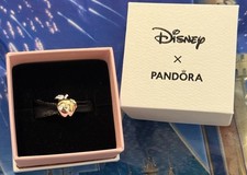 2026 Disney Pandora Princess Storybook Snow White Gold Plated Lab Diamond Apple picture