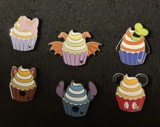 WDW Hidden Mickey 2026 Wave A Cupcakes, Complete Set 6, Includes Figment Chaser picture
