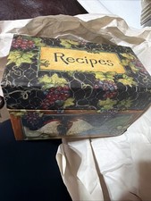 Market Rooster- 2004 Lang Recipe Card Box by Susan Winglet Full Of Recipes picture