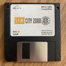 IBM/PC Sim City 2000 Urban Renewal Kit Expansion 3.5 Floppy picture
