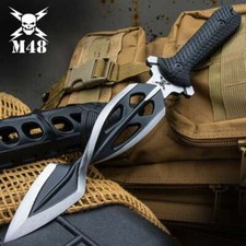 M48 Tsunami Twisted Dagger Fixed Blade Combat Knife 5mm Full Tang UC3437 12.40
