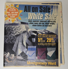 1992 Montgomery Ward White Sale Catalog Computers Electronics Home 64 Pages picture