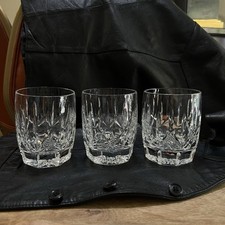 Waterford Westhampton Double Old Fashioned Glasses Heavy Irish Crystal Set 3 picture