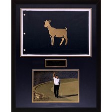 Tiger Woods TPC The Players Championship GOAT Flag Deluxe Framed with 11x14 Phot picture