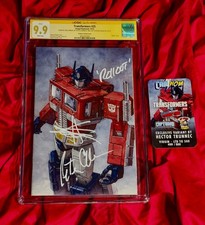 CGC SS 9.9~Transformers #25~NYCC~SIGNED Peter Cullen+Roll Out+Shia LaBeouf~9.8 picture
