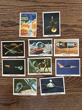 1962 Space-Pak 10 Card Set Space Library Complete  NASA The Space Race Vintage picture