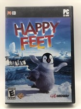 HAPPY FEET - PC CD ROM SOFTWARE VIDEO GAME - BONUS FEATURES - WARNER BROS picture