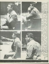 1958 Press Photo New York Knickerbockers' Coach Vince Boryla in various moods picture