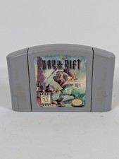 Dark Rift N64 Game Pak Authentic Nintendo Cartridge 1997 Gray TESTED WORKING picture
