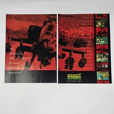 Nuclear Strike Sony PlayStation 1 PS1 PC Security Print Ad/Poster Promo Art picture