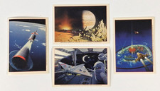 1993 Starlog Space Art Set of 4 Promo Cards - S17 picture