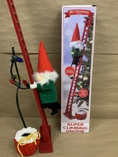 Vintage Mr. Christmas Super Climbing Elf Gnome Lights Music In Box 43