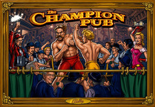 Bally Champion Pub Pinball Machine Amazing HD Alternate Translite picture