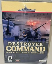 Destroyer Command PC 2002 WWII 2 Naval Combat Simulator Sealed Medium Box NEW picture