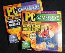 Lot of 2 1997 PC Games CD-ROM Shadow Warrior Extreme Assault, Twinsen's Odyssey picture