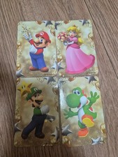 Super Mario Nintendo Korea Pop-up Photocard 4pc Set Luigi Peach Yoshi picture