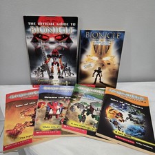 Bionicle Chronicles #1 2 3 4 + Official Guide, Mask Of Light Book Lot picture