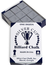 Silver Cup Chalk, Pewter, 12-Piece Box picture