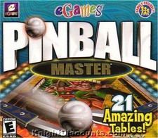 PINBALL MASTER eGames Arcade PC Game Win 95-XP NEW Box picture