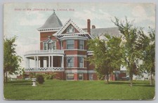 State View~Home of William Jennings Bryan Lincoln Nebraska~Vintage Postcard picture