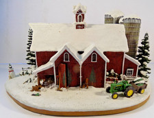 Danbury Mint TWIN PINES Farm Building John Deere Licensed Collection picture